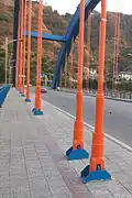 Tirants sur un pont.