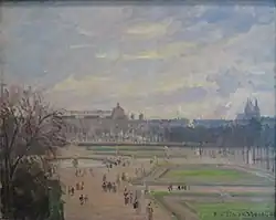 Camille Pissarro, Les Jardins des Tuileries (1900), Saint-Pétersbourg, musée de l'Ermitage.