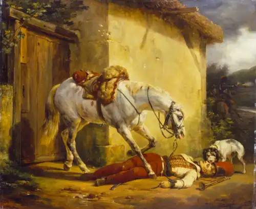 Le Trompette blessé par Horace Vernet.