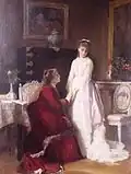 La mariée et sa sœur.