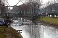 Embouchure du canal Oriental se jetant dans le lac de Neuchâtel.
