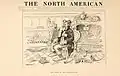 Caricature politique sur « l'oeuvre des profanateurs », The North American, 6 octobre 1906