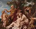 Jacob Jordaens, L’Éducation de Jupiter, h/p, vers 1645.