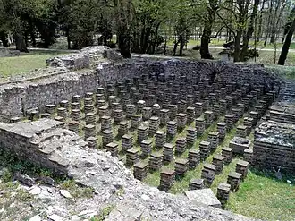 L'hypocauste du complexe des Grands Thermes