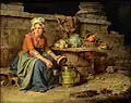 La petite laitière par Martin Drolling (1752-1817).
