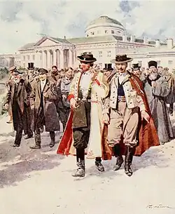 Députés quittant la Douma (1913)
