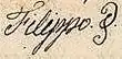 Signature de Philippe Ier