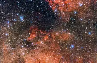 Autre image de M18 captée par le Très Grand Télescope.