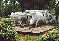 Sculpture basée sur la peinture The Struggle