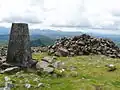 Vue depuis le sommet vers les Mournes.