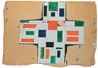 R. van 't Hoff (en) Theo van Doesburg, 1919