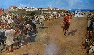 Fantasia arabe, par Théo Van Rysselberghe (1884).