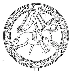 Sceau de Thibaut III de Champagne.