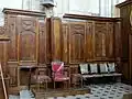 Boiseries du sanctuaire.