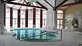 L'espace "aqua-détente", le sauna et le hammam.