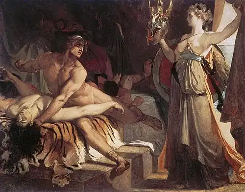Thétis apporte à Achille les armes forgées par Vulcain (1866), Paris, École nationale supérieure des beaux-arts.