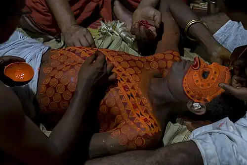 Theyyam au Kakkanam Kottam, Edakkad&nbsp;(en).