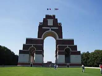 Mémorial de Thiepval à Authuille.