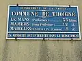 plaque de cocher.