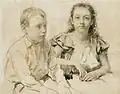 Portrait de Dora et Paul Arntzenius, vers 1895 (coll. priv.).
