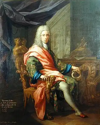 Le comte de Leicester Thomas Coke.