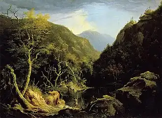 L'automne dans les Catskills par Thomas Cole (1827).
