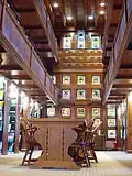 Interior view of 1908 addition by Aiken.