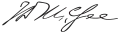 Signature de Thomas D'Arcy McGee