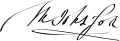 Signature de Thomas Johnson