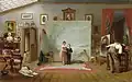 Interrior with Portraits, vers 1865, Smithsonian American Art Museum