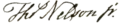 Signature de Thomas Nelson junior