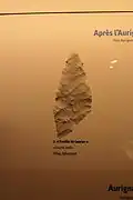 Feuille de laurier solutréenne en silex