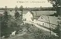 Thorigné ː le pont et le moulin de Thizé au début du XXe&nbsp;siècle (carte postale).