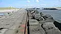 Le canal vu de l’extrémité de la jetée