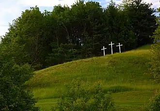 Calvaire en Virginie-Occidentale aux États-Unis.