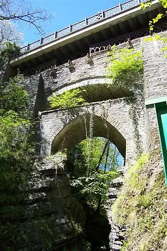 Ponts du Diable, Ceredigion, Pays des Galles.
