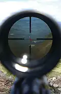 À travers la lentille du M40A3.