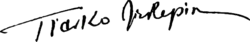 signature de Tiarko Richepin