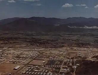 Camp Thunderbolt the Division base camp, Qui Nhon, en août 1968.