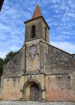 Vue de la façade.