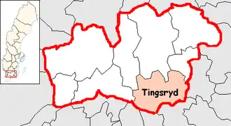 Localisation de Tingsryd