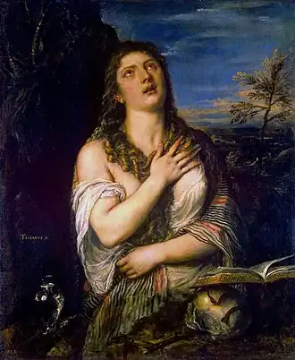 Madeleine pénitente (1565) - Musée de l'Ermitage, Saint-Pétersbourg.