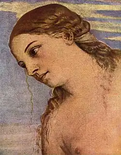Amour sacré et Amour profane (Galerie Borghèse, Rome ; détail).