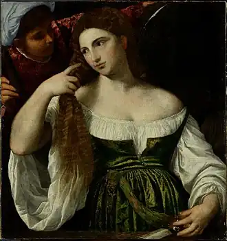 Titien, Jeune femme à sa toilette.