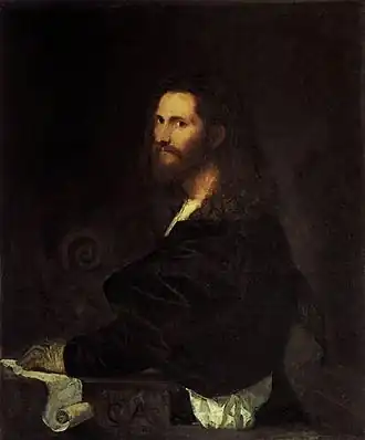 Portrait de musicien, par Titien (vers 1515-1520).