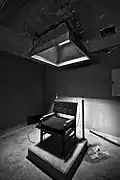 Vestiges de la chambre de la chaise électrique
