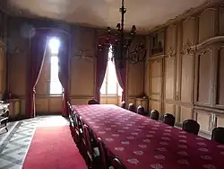 La salle à manger.