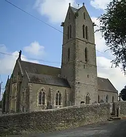 L'église Saint-Laurent.