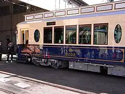 Sur un train