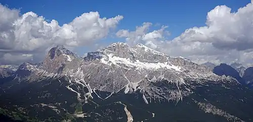 Massif des Tofane.